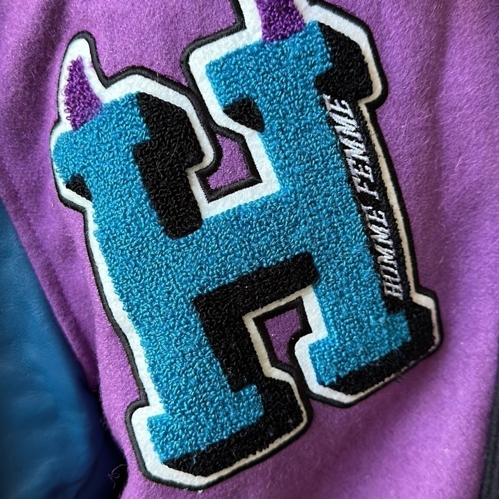 Homme + Femme letterman jacket- world champs size M runs a size larger - Picture 7 of 11
